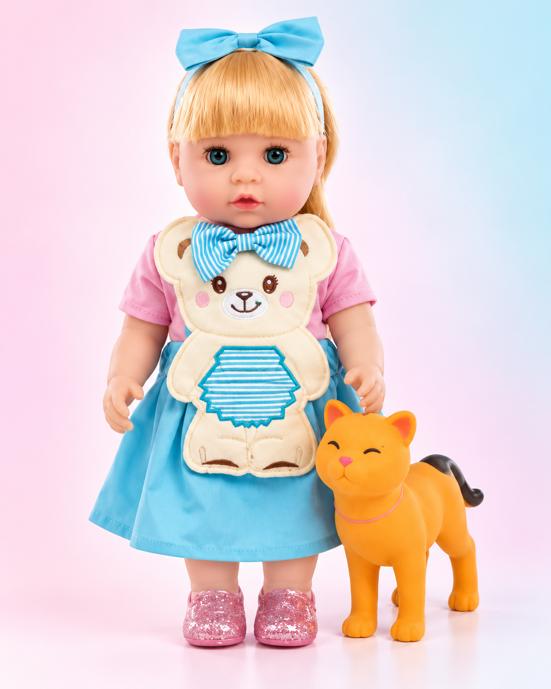 Muñeca Interactiva Baby Genesis con Gatito – 52 cm