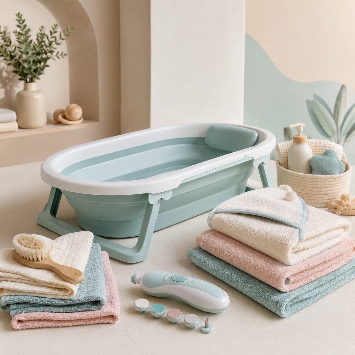 Baño y cuidado del bebé