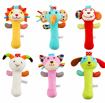 Sonajero de Peluche para Bebé – Animalitos Sensoriales