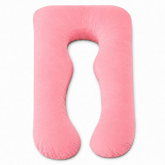 Cojín Almohada Maternal U + Funda Extra Suave- Multiusos Antibacterial