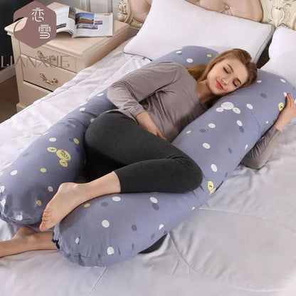 Cojín Almohada Maternal U + Funda Extra Suave- Multiusos Antibacterial