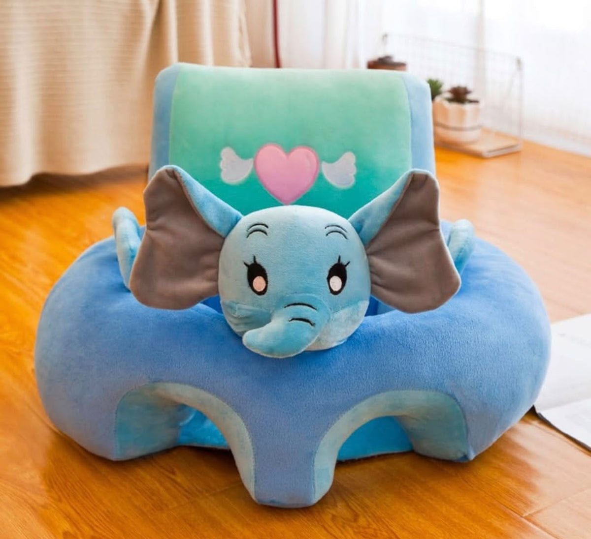 Sillón de apoyo para bebé con respaldo acolchado | Diseños de animalitos