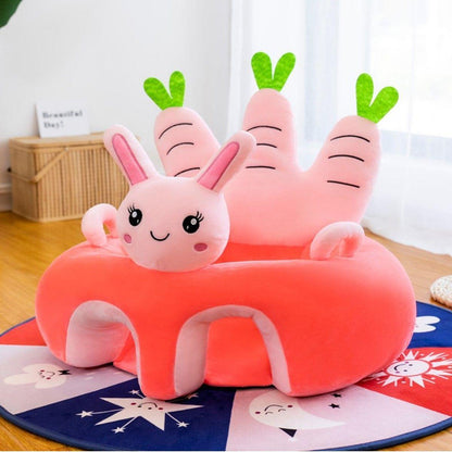 Sillón de apoyo para bebé con respaldo acolchado | Diseños de animalitos