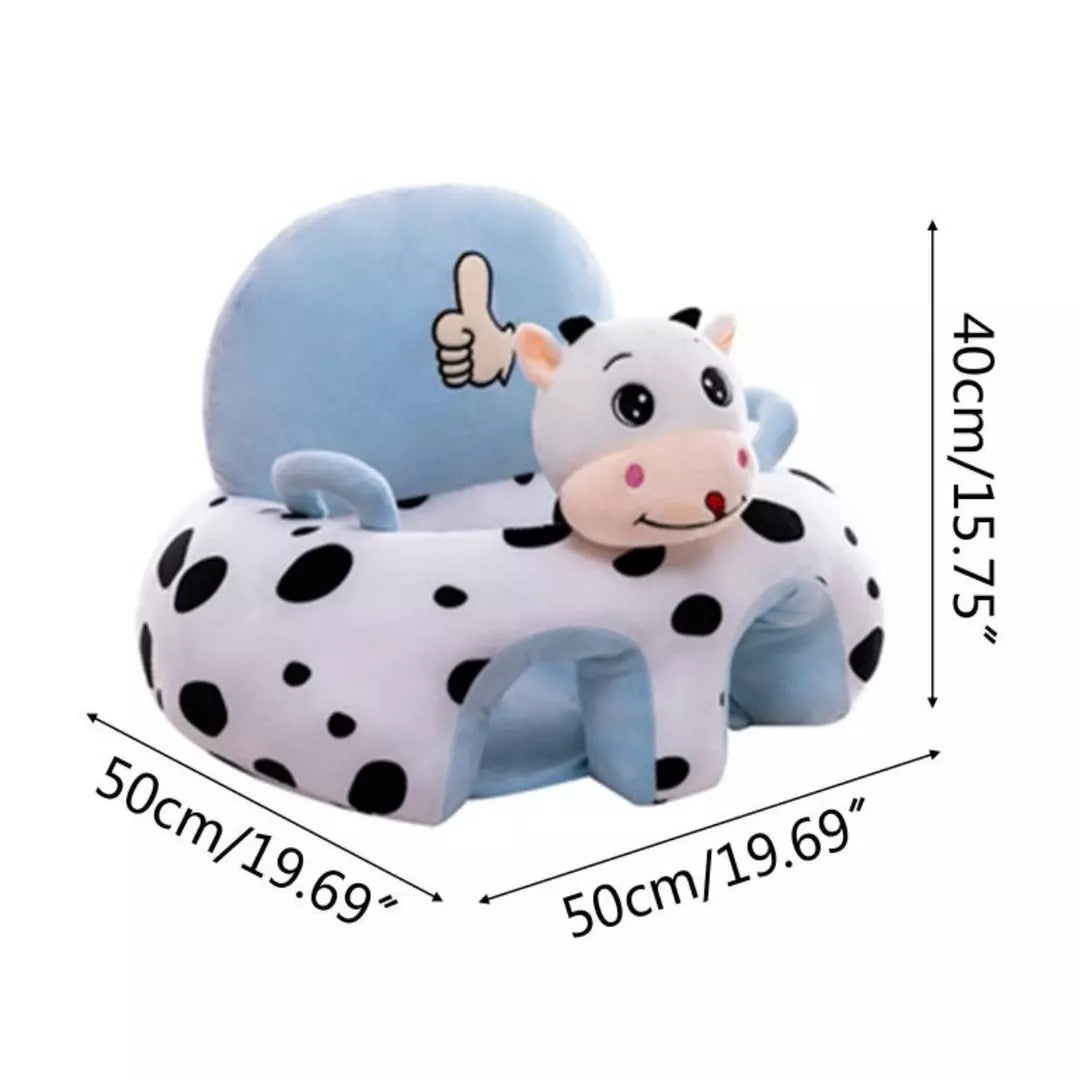 Sillón de apoyo para bebé con respaldo acolchado | Diseños de animalitos