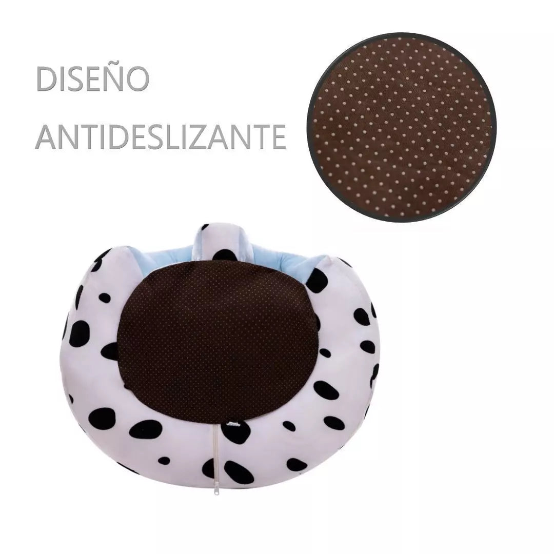 Sillón de apoyo para bebé con respaldo acolchado | Diseños de animalitos