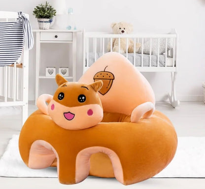 Sillón de apoyo para bebé con respaldo acolchado | Diseños de animalitos