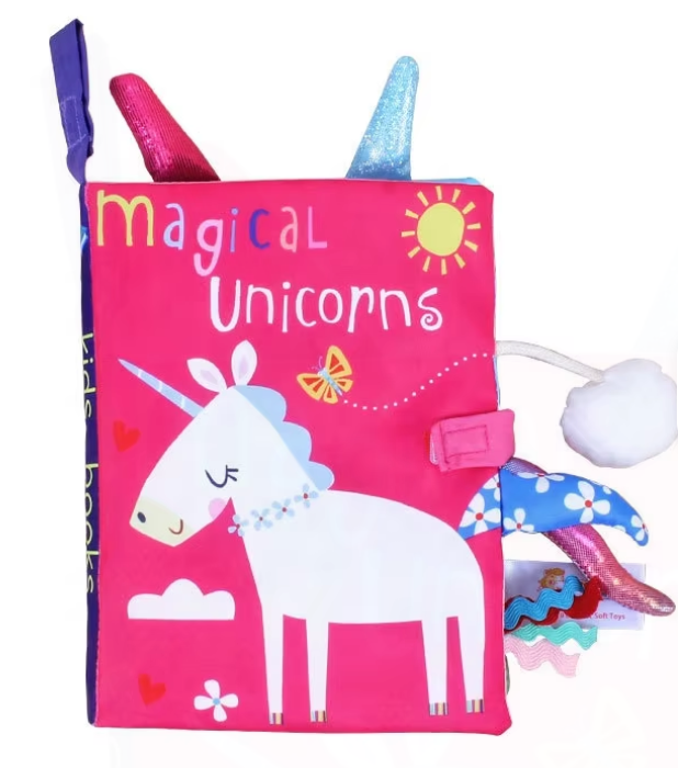 Libro Sensorial de Tela para Bebé con Texturas – Variedad de Diseños